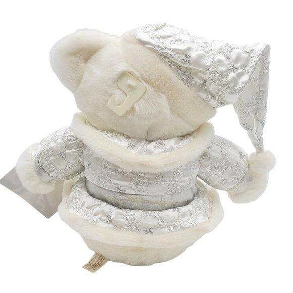 2002 White‎ Keepsakes Teddy Bear Plush Stuffed Silver Limited Ed. Tags - Picture 6 of 7